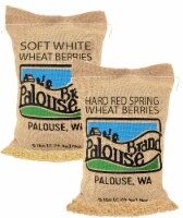 Palouse Brand Wheat Pack: Soft White, Hard Red Spring Wheat Berries, 10 LBS (5 lbs each)