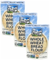 Palouse Brand Stone Ground Whole Wheat Brad Flour, 9 LBS (3 - 3 LB Bags)