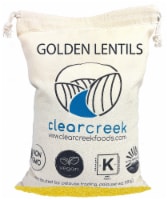 Clear Creek Foods Golden Lentils, 4 LBS Re-Sealable Bag