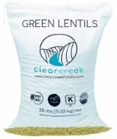 Clear Creek Bulk Green Lentils, 25 LBS