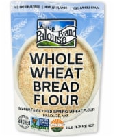 Palouse Brand Stone Ground Whole Wheat Bread Flour, 3 LBS Re-Sealable Bag