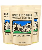 Wheat Pack: Soft White, Hard White, Hard Red Spring Wheat Berries, 12 LBS (4 LBS each)