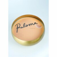 Rewined Company Natural Soy Candle Gold Bowl, Paloma Scent, 14 Ounces