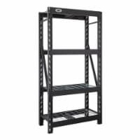 CAT 36 Inch x 18 Inch Industrial Heavy Duty 4 Tier Adjustable Steel Shelving