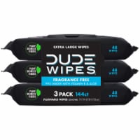 DUDE Wipes® XL Unscented Flushable Wipes