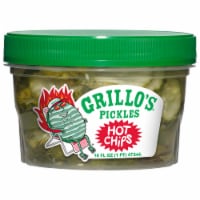 Grillo's Pickles Hot Classic Dill Chips