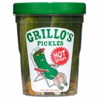 Grillo's Pickles Fresh Hot Italian Dill Spears