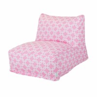 Majestic Home Soft Pink Links Bean Bag Chair Lounger