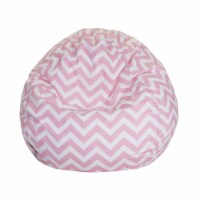 Majestic Home Baby Pink Chevron Small Classic Bean Bag