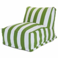 Majestic Home Sage Vertical Stripe Bean Bag Chair Lounger