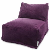 Majestic Home Villa Aubergine Bean Bag Chair Lounger