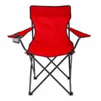 Seina Folding Armchair-Red Perspective: Main