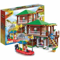 BanBao Interlocking Blocks Safari Tour Building Set (456 Pieces and 5 Mini-Figures)
