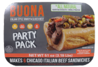 Buona Italian Style Gravy & Sliced Beef Family Size Frozen Meal Perspective: Main
