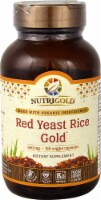 NutriGold Red Yeast Rice Gold Veggie Capsules 600mg