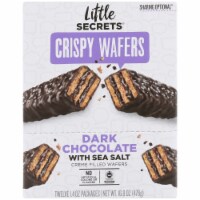 Little Secrets® Dark Chocolate With Sea Salt Crispy Wafers Perspective: Main