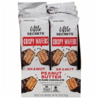 Little Secrets® Peanut Butter in Dark Chocolate Crispy Wafers