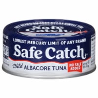 Safe Catch® No Salt Added Wild Albacore Tuna