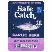 Safe Catch Elite Garlic Herb Wild Tuna Pouch