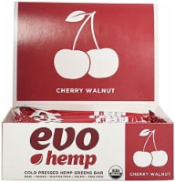 Evo Hemp Hemp Fruit & Nut Bars Cherry Walnut Perspective: Main