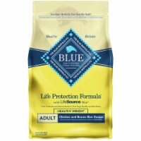Blue Buffalo Chicken and Brown Rice Recipe Life Protection Formula Natural Dog Food Perspective: Main