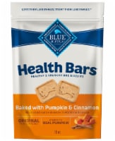Blue Buffalo Health Bars Natural Pumpkin & Cinnamon Crunchy Dog Treat Biscuits Perspective: Main