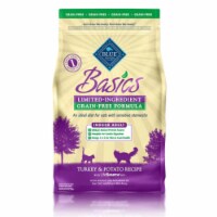Blue Buffalo® Basics™ Skin and Stomach Care Turkey and Potato Dry Adult Cat Food