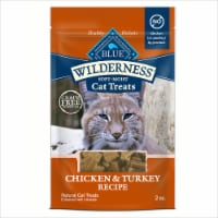 Blue Buffalo Wilderness Grain Free Soft-Moist Cat Treats Chicken & Turkey