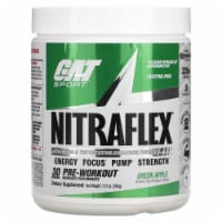 GAT Sport Nitraflex Green Apple Flavored Hyperemia & Testosterone Enhancing Powder