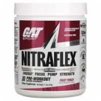 GAT Sport Nitraflex Fruit Punch Flavored Hyperemia & Testosterone Enchancing Powder