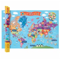 Round World Products RWPKM01 World Map for Kids