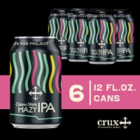 Crux Fermentation Project Glow Stick Hazy IPA Craft Beer Perspective: Main