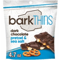barkTHINS Dark Chocolate Pretzel and Sea Salt Snacking Chocolate Bag