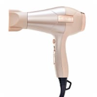 TYME Blowtyme Ionic and Ceramic Pro Lightweight Hair Blow Dryer, Rose Gold