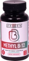 Zhou Methyl B-12 Natural Cherry Flavor Dietary Supplement Micro Lozenges