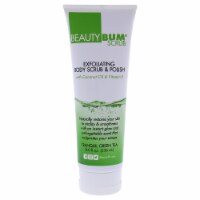 BeautyFit BeautyBum Scrub Exfoliating Body Scrub and Polish  Tranquil Green Tea 8 oz