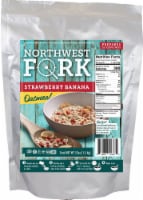 NorthWest Fork Strawberry Banana Oatmeal (Gluten-Free, Non-GMO, Kosher, Vegan)