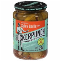 Suckerpunch™ Gluten Free Spicy Garlic Gourmet Pickles
