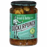 Suckerpunch™ Sweet Spiced Bread N' Butter Chips Gourmet Pickles