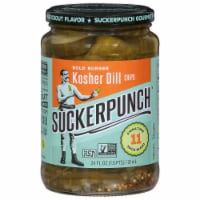 Suckerpunch™ Bold Burger Kosher Dill Chips Perspective: Main