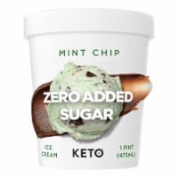 Keto Pint Mint Fudge Swirl Ice Cream