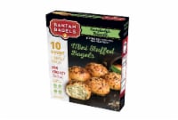 Bantam Bagels New York City Original Mini Stuffed Everything Bagels with Veggie Cream Cheese Perspective: Main
