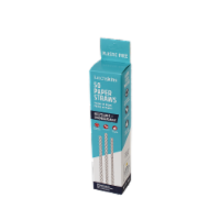 Lunchskins Recyclable + Biodegradable Paper Straws - Chevron Print