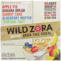 Wild Zora Instant Grain-Free Hot Cereal Variety Pack
