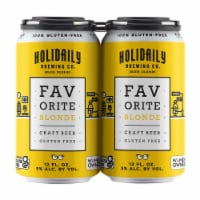 Holidaily Brewing Company Favorite Blonde Craft Beer
