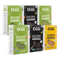 Organic Bean Pasta Variety Pack - Soy, Edamame, & Black Bean Spaghetti / Fettuccine (6 Pack)