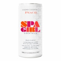 Spa Girl Cocktails Peach Vodka Cocktail Perspective: Main