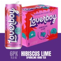 Loverboy Hibiscus Lime Sparkling Hard Tea Cans