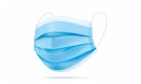 Blue Adult 3-Ply Disposable Face Masks, 100 Pack
