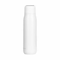 14 oz Stainless Steel Self-Cleaning Smart UV Water Bottle, White